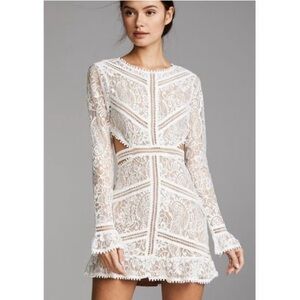 For Love And Lemons - Emerie Cut Out Dress White